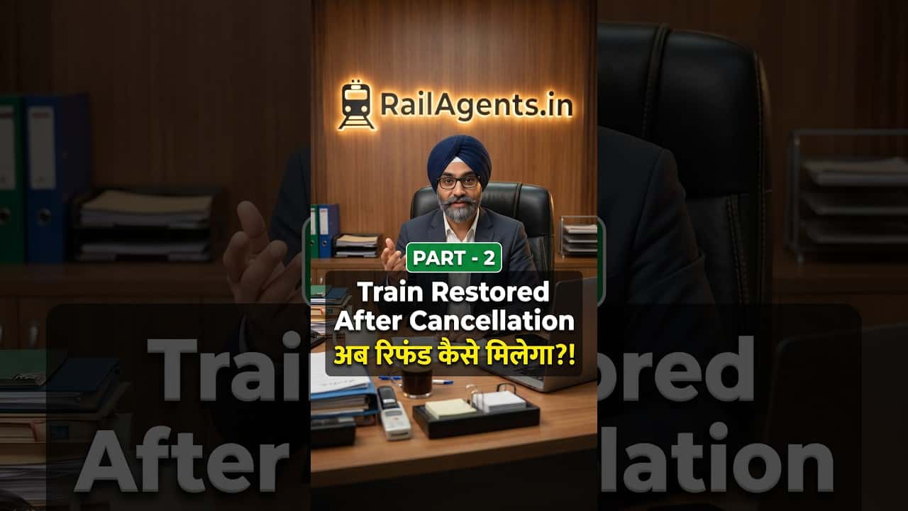 Train Restored After Cancellation | अब रिफंड कैसे मिलेगा?! (Part-2) #shorts #irctc