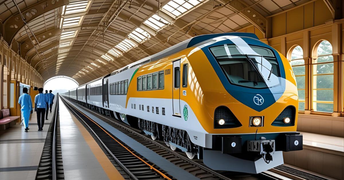 indian railways hydrogen powered train at Integral Coach Factory