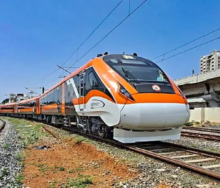 Vande Bharat Sleeper train 180 km/h trial on Indian Railways track with modern sleeper coaches Apply these fields for maximum Rank Math Pro image SEO benefit.